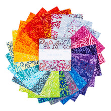 Load image into Gallery viewer, Riley Blake - Expressions Batiks - Swirl the Rainbow - 5” Stacker
