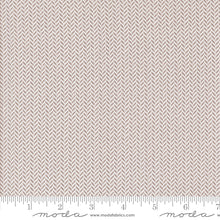 Load image into Gallery viewer, Moda Fabrics - Berry & Pine - Yule Herringbone Snow - 1/2 YARD CUT