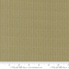 Load image into Gallery viewer, Moda Fabrics - Berry & Pine - Yule Herringbone Sage - 1/2 YARD CUT