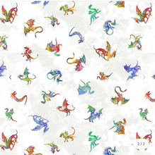 Load image into Gallery viewer, Windham Fabrics - Dragon Kingdom - Take Flight - 1/2 YARD CUT