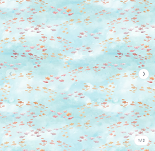 Load image into Gallery viewer, Windham Fabrics - Ocean Life - Shoal - Turquoise - 1/2 YARD CUT