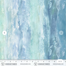 Load image into Gallery viewer, Windham Fabrics - Ocean Life - Serene - Aqua - 1/2 YARD CUT