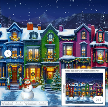 Load image into Gallery viewer, Windham Fabrics - Winter Wonder - Winter Town - Panel - MADE WITH PUFF