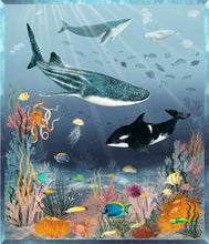 Load image into Gallery viewer, Windham Fabrics - Deep Blue - Beyond the Reef Panel
