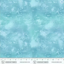 Load image into Gallery viewer, Windham Fabrics - Deep Blue - Underwater - Aqua - 1/2 YARD CUT