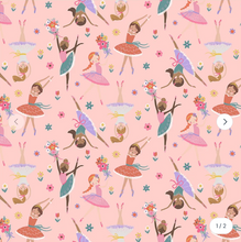 Load image into Gallery viewer, Windham Fabrics - Twirling Tutus - Little Ballerinas - Blush - 1/2 YARD CUT