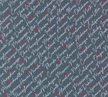 Load image into Gallery viewer, Moda Fabrics - Independence Day - The States Words and Text - 1/2 YARD CUT