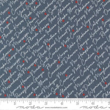 Load image into Gallery viewer, Moda Fabrics - Independence Day - The States Words and Text - 1/2 YARD CUT