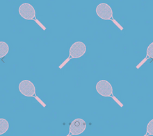 Load image into Gallery viewer, Camelot Fabrics - Serving Summer - Cause a Racquet - 1/2 YARD CUT