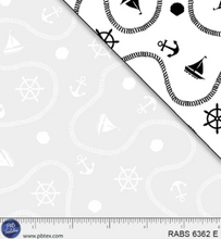 Load image into Gallery viewer, P&B Fabrics - Ramblings by the Sea - Sailor's Delight - 1/2 YARD CUT