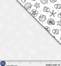 Load image into Gallery viewer, P&B Fabrics - Ramblings by the Sea - Sandy Shells - 1/2 YARD CUT