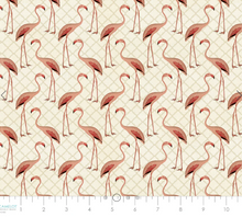 Load image into Gallery viewer, Camelot Fabrics - Palm Paradise - Proud Flamingos - 1/2 YARD CUT