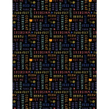 Load image into Gallery viewer, Wilmington Prints - Fe-Line Frisky - Words All Over - 1/2 YARD CUT