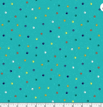 Load image into Gallery viewer, Wilmington Prints - Fe-line Frisky - Paw Prints Teal - 1/2 YARD CUT
