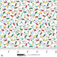 Load image into Gallery viewer, Studio E - Merry Woof-mas - White Lights - 1/2 YARD CUT