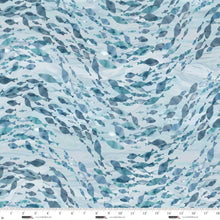 Load image into Gallery viewer, Studio E - Drop in the Ocean - Fish School - 1/2 YARD CUT