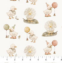 Load image into Gallery viewer, Figo - Tiny Waddles - Ducks - 1/2 YARD CUT