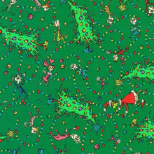 Load image into Gallery viewer, Robert Kaufman - How the Grinch Stole Christmas - Christmas Trees Pine - 1/2 YARD CUT