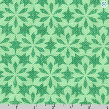 Load image into Gallery viewer, Robert Kaufman - Festive Fauna - Snowflakes - Meadow - 1/2 YARD