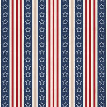 Load image into Gallery viewer, P&B Textiles - America the Beautiful - Star Stripe - 1/2 YARD CUT