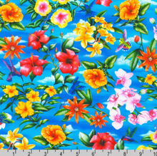 Load image into Gallery viewer, Robert Kaufman - Tropical Canyon - Hummingbird - 1/2 YARD CUT