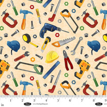 Load image into Gallery viewer, Blank Quilting - Let's Get Building - Tools - 1/2 YARD CUT