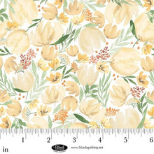 Load image into Gallery viewer, Blank Quilting - Spring Serenade - Yellow Tulip Dense Floral - 1/2 YARD CUT