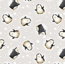 Load image into Gallery viewer, Blank Quilting - Snowmates - Penguin Toss - 1/2 YARD CUT