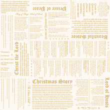 Load image into Gallery viewer, Riley Blake - Christmas Wishes - Christmas Story Cream - 1/2 YARD CUT
