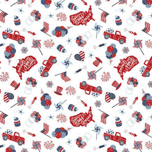 Load image into Gallery viewer, Riley Blake - Stars and Stripes Forever - Main - 1/2 YARD CUT