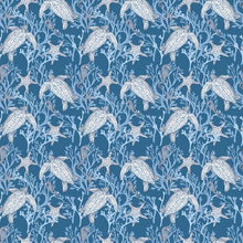 Load image into Gallery viewer, Riley Blake - Ocean Oasis - Main Ocean - 1/2 YARD CUT