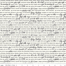 Load image into Gallery viewer, Riley Blake - Charming Christmas - Words Cloud - 1/2 YARD CUT