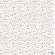 Load image into Gallery viewer, Riley Blake - Gingerbread Kisses - Lights White - 1/2 YARD CUT