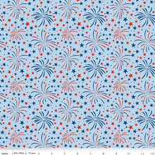 Load image into Gallery viewer, Riley Blake - Firecracker - Fireworks - 1/2 YARD CUT
