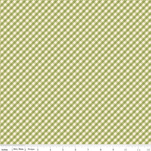 Load image into Gallery viewer, Riley Blake - Lil' Farm Friends - Gingham Green - 1/2 YARD CUT