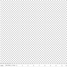 Load image into Gallery viewer, Riley Blake - Swiss Dot Black - 1/2 YARD CUT