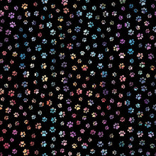 Load image into Gallery viewer, Timeless Treasures - Sophisticat - Paw Prints - 1/2 YARD CUT