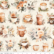Load image into Gallery viewer, Riley Blake - Coffee Time - Main - 1/2 YARD CUT