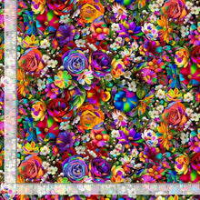 Load image into Gallery viewer, End of Bolt - Stroke of Genius - Packed Multi Floral - 34"