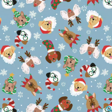 Load image into Gallery viewer, P&B Textiles - Christmas Miniatures III - Festive Pups - 1/2 YARD CUT