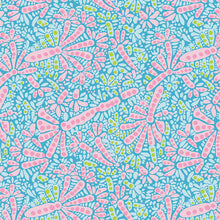 Load image into Gallery viewer, Art Gallery Fabrics - Costeira - Belos Corais Azuis - 1/2 YARD CUT