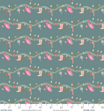 Load image into Gallery viewer, Cotton + Steel Fabrics - Yee-Haw Holidays - Giddy Up Garland - Metallic Fabric - 1/2 YARD CUT