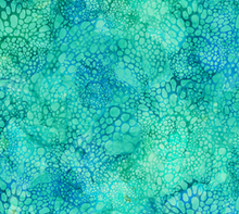 Load image into Gallery viewer, Northcott - Coral Reef - Bubbles Turquoise - 1/2 YARD CUT