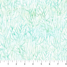 Load image into Gallery viewer, Northcott - Coral Reef - Tonal Coral - White/Turquoise - 1/2 YARD CUT