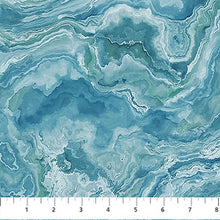 Load image into Gallery viewer, Northcott - Smooth Sailing - Wave Texture - Medium Blue - 1/2 YARD CUT
