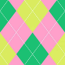 Load image into Gallery viewer, Freckle & Lollie - Court & Club - Argyle - 1/2 YARD CUT