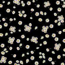 Load image into Gallery viewer, Timeless Treasures - Advice from a Sunflower - Tossed Small Daisies - 1/2 YARD CUT