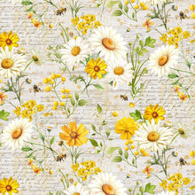Load image into Gallery viewer, Timeless Treasures - You Are My Sunshine - Daisies & Sunflowers with Text - 1/2 YARD CUT