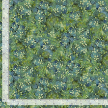 Load image into Gallery viewer, Timeless Treasures - Forest Whisper - Green Tonal Floral - 1/2 YARD CUT