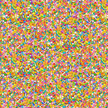 Load image into Gallery viewer, Timeless Treasures - The Sweet Life - Rainbow Sprinkles - 1/2 YARD CUT